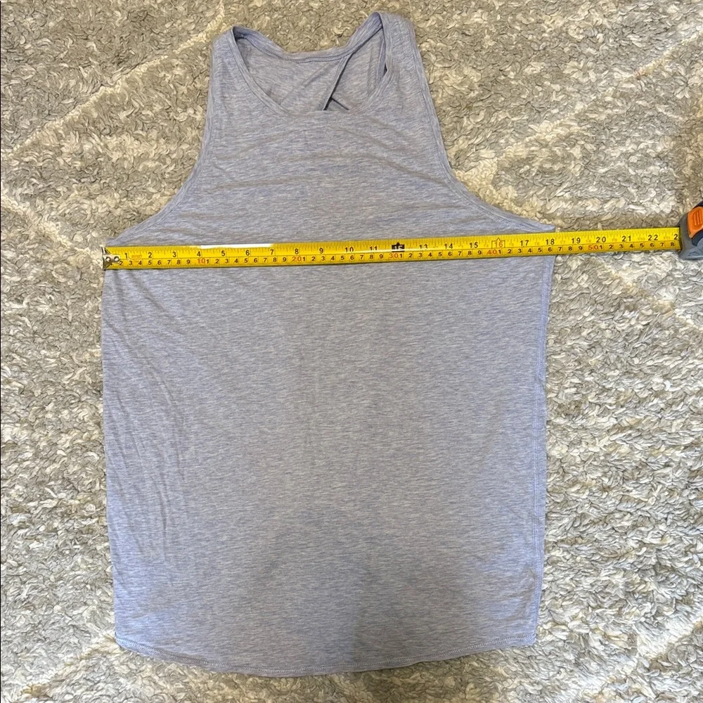 lululemon athletica Heather Purple tie back Tank Top